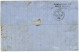 CEYLON To HONG-KONG : 1866 1d + 2d (x2) + GALLE PAID Red On Entire Letter To HONG-KONG. Verso, HONG-KONG + Cachet FORWAR - Ceylan (...-1947)