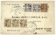 CHINA - US POST OFFICE : 1878 JAPAN 10s Blue (x2) + 5s + 2s Strip Of 3 + I.J. POSTAL AGENCY SHANGHAI + REGISTERED YOKOHA - Sonstige & Ohne Zuordnung