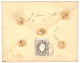 CHINA - MACAO : 1893 50R + 80R (x2) + Verso 40R Canc. MACAU + HONG-KONG On REGISTERED Envelope To PARIS (FRANCE). Scarce - Otros & Sin Clasificación