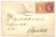 COLOMBIA - ASPINWALL French Packet : 1873 FRANCE 40c + 80c Canc. ANCHOR + ASPINWALL PAQ. FR. A N°3 On Envelope To ANCONA - Colombie
