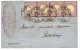 GERMANY : 1874 1/4gr (x4) With Strong Color Canc. METZ BAHNHOF On Entire Letter (superb Illustrated Letter Inside) To PU - Autres & Non Classés
