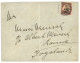 CAMEROONS -  BRITISH Occupation - C.E.F : 1915 CEF 6d On 50pf Canc. DUALA KAMERUN On Envelope To LOME (TOGOLAND)  With A - Camerun
