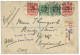 TOGO - German REGISTERED Label AGU : 1916 1/2d (x3) + 1d (x2) Canc. LOME TOGOGEBIET + PASSED BY CENSOR At LOME (TOGO) +  - Togo