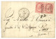 TUNIS - ITALIAN P.O. To GREECE : 1871 ITALY Pair 40c Canc. 235 + TUNISI POSTE ITALIANE On Cover To PIREO (GRECE). Rare D - Other & Unclassified