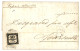 ITALY - NAPLES : 1861 FRANCE 10c POSTAGE DUE Canc. MARSEILLE + "VAPORE DIRETTO" On Entire Letter From NAPOLI To MARSEILL - Naples