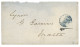 LIBYA : Negative Intaglio Seal In  Blue MAHSUSA TRABLUS GARB AGANTI (TRIPOLI) On Envelope To MALTA. Only Kwown Letter To - Libye