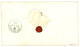 MAURITIUS - MADAGASCAR : 1853 SHIP LETTER In Red + MAURITIUS (verso) On Envelope With Full Text Datelined ANTANANARIVO ( - Mauritius (...-1967)