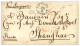 "BATAVIA To SHANGHAI (CHINA)" : 1859 BATAVIA/ FRANCO + Boxed INDIA PAID + "8" Red Tax Marking On Envelope To SHANGHAE (C - Netherlands Indies