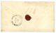 "BATAVIA To SHANGHAI (CHINA)" : 1859 BATAVIA/ FRANCO + Boxed INDIA PAID + "8" Red Tax Marking On Envelope To SHANGHAE (C - Indes Néerlandaises
