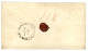 "BATAVIA To SHANGHAI (CHINA)" : 1859 BATAVIA/ FRANCO + Boxed INDIA PAID + "8" Red Tax Marking On Envelope To SHANGHAE (C - Nederlands-Indië