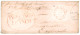 1859 SINGAPORE P.O. In Red + PROBOLINGO FRANCO Red  On Envelope "OVERLAND MAIL" To ENGLAND. NBVV Certificate (2000). Rar - Netherlands Indies