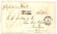 1864 BATAVIA/ FRANCO + Boxed INDIA PAID BY BATAVIA + Red INDIA PAID On Entire Letter To ENGLAND. Verso, SINGAPORE P.O. I - Indes Néerlandaises