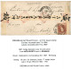 MODJOKERTO Via SOERABAIJA : 1867 10c (n°1)  Canc. Half Round SOERABAIJA /FRANCO On Envelope   To RAMBANG.  Verso, Straig - Netherlands Indies