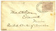 PORTUGUESE COLONIES - CAP VERT : 1885 CROWN 100r Canc. S.VINCENTE On Envelope 'FLAG SHIP LANCASTER" To USA. Verso, FLAGS - Isola Di Capo Verde