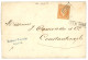 ROMANIA - GALATZ : 1867 FRANCE 40c Canc. GC 5083 + Boxed MER NOIRE On Entire Letter With Full Text Datelined "GALATZ" To - Andere & Zonder Classificatie