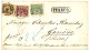 SWEDEN : 1865 5 Ore + 24 Ore (small Fault) + 50 Ore Canc. STOCKHOLM On Envelope To GENEVA (SWITZERLAND). Very Rare Combi - Other & Unclassified