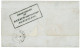 ZANZIBAR - PRECURSOR : 1850 MARSEILLE Cachet + Arabic Forwarding Endorsment In Manuscript + Boxed FORWARDED BY RABAUD BR - Zanzibar (...-1963)