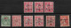 Maroc Croix-Rouge Entre N°55 Et 62.Différentes Variantes. - Used Stamps