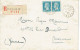 Tarifs Postaux France Du 09-08-1926 (46) Pasteur N° 177 75 C. X 2 Cachet Poste Aux Armées 77  LR 1er 11-12-1927 - 1922-26 Pasteur