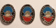 Persian, Iran , Iranian Three Badges Of The Army Officer College    سه سنجاق سینه دانشکده افسری ارتش - Army