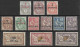 Maroc Série 11/17* /(*)et 20/24*. Cote 515€. - Unused Stamps