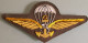 Brevet Parachutiste De L’aéronavale Pour Le Commando Ponchardier. Cannetile De Belle Facture, Refabrication - Escudos En Tela