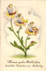CPA Glückwunsch Muttertag, Musizierende Kinder, Blumen, Insekt - Día De La Madre