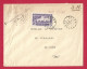 !!! SÉNÉGAL, LETTRE PAR AVION DE DAKAR POUR LA FRANCE DE 1942, CACHET SERVICE DE L'INTENDANCE MARITIME PORT DE DAKAR - Brieven En Documenten