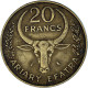 Monnaie, Madagascar, 20 Francs, 4 Ariary, 1989 - Madagascar