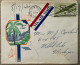 USA 1944, COVER USED, ILLUSTRATE SEA SHORE, TREE, BOAT, WEST PALM BEACH TOWN CANCEL, AIRPLANE STAMP. - Storia Postale