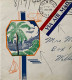 USA 1944, COVER USED, ILLUSTRATE SEA SHORE, TREE, BOAT, WEST PALM BEACH TOWN CANCEL, AIRPLANE STAMP. - Lettres & Documents