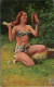 PIN-UP RISQUE BATHING BEAUTY SWIMSUIT / BIKINI  --- 1960s  (TEM447) - Pin-Ups