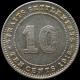 LaZooRo: Straits Settlements 10 Cents 1918 XF / UNC - Silver - Colonie