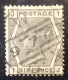 GB38 Victoria 6 P Gris Olive YT 52 Planche 15 Tige De Rose Oblitéré - Used Stamps