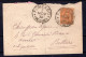 1892 3 NOV C.20 SASS.39 "EFFIGIE DI UMBERTO I"USATO SU BUSTA DA FONZASO  X BELLUNO  MOLTO BELLA - Poststempel
