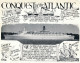 2 Cards: CONQUEST Of The ATLANTIC BY SEA  & AIR: CONCORDE / ZEPPELINS  R34 / QE. 2 / Mayflower "BRITANNIA"  PEASE Read! - Andere & Zonder Classificatie