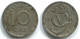 10 ORE 1940 SUECIA SWEDEN PLATA Moneda #WW1089.E.A - Suecia