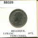 5 FRANCS 1972 FRENCH Text BELGIUM Coin #BB339.U.A - 5 Francs