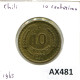 10 CENTESIMOS 1965 CHILE Moneda #AX481.E.A - Chili