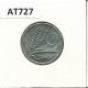 10 LIRE 1966 ITALY Coin #AT727.U.A - 10 Liras