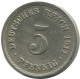 5 PFENNIG 1911 F ALEMANIA Moneda GERMANY #AD532.9.E.A - 5 Pfennig