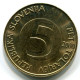 5 TOLAR 2000 SLOWENIEN SLOVENIA UNC Head Capricorn Münze #W11103.D.A - Slovenië
