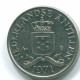 25 CENTS 1971 ANTILLAS NEERLANDESAS Nickel Colonial Moneda #S11484.E.A - Niederländische Antillen
