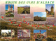 Vignes - Alsace - Multivues - La Route Du Vin - Carte Géographique - CPM - Carte Neuve - Voir Scans Recto-Verso - Vignes