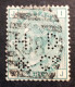GB40 Victoria 1 S Vert YT 53 Planche 9 Perforé « H.D.& C° Tige De Rose Oblitéré - Used Stamps
