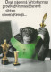 MONO Animales Vintage Tarjeta Postal CPSM #PBS011.A - Scimmie
