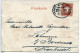 ALLEMAGNE Pionnière Glacée Voyagé 1901 * LANDAU Weftring ( Rue Straße ) - Landau