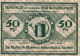 50 PFENNIG 1921 Stadt BAD WoRISHOFEN Bavaria UNC DEUTSCHLAND Notgeld #PH603 - [11] Local Banknote Issues