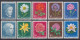 Switzerland / Helvetia / Schweiz / Suisse 1963 & 1964 ⁕ Pro Juventute Mi.786-790 & Mi.803-807 ⁕ 10v MNH - Unused Stamps