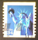 United States, Scott #3485, Used(o) Coil, 2001, Statue Of Liberty Definitive, 34¢, Blue, Black, And Silver - Usados
